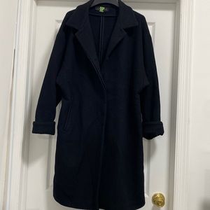 Zara black wool coat size M